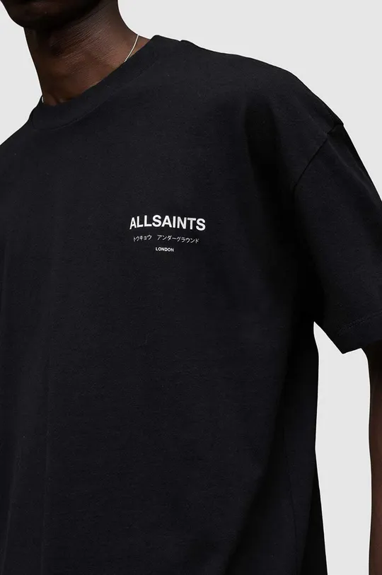 AllSaints t-shirt bawełniany UNDERGROUND SS CREW