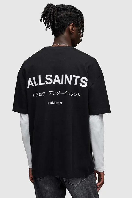 AllSaints t-shirt bawełniany UNDERGROUND SS CREW