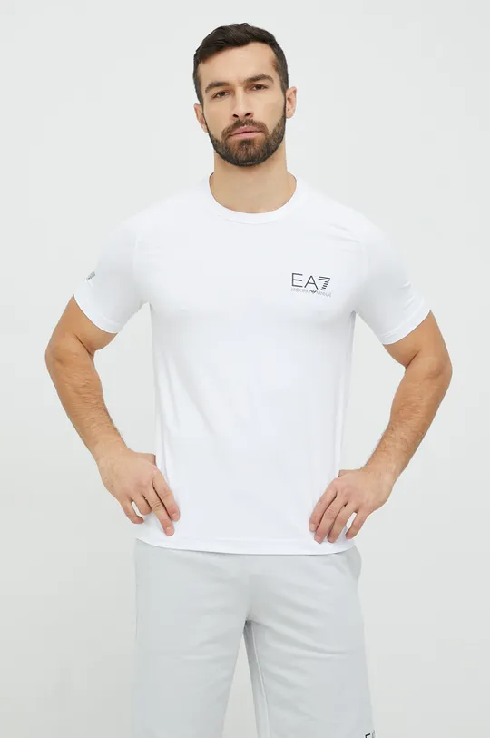 bela Kratka majica EA7 Emporio Armani