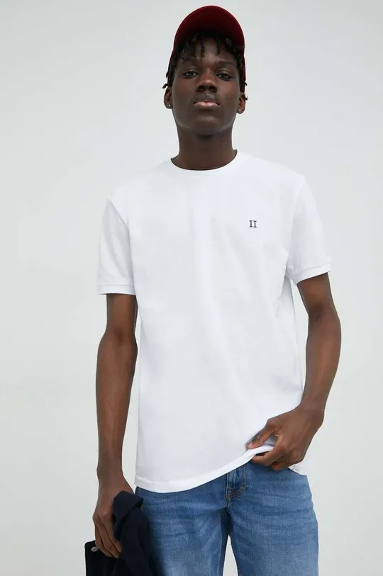 bela Bombažna kratka majica Les Deux Moški