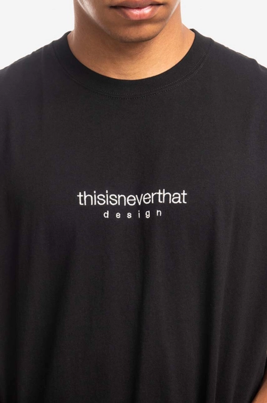 černá Bavlněné tričko thisisneverthat L-Logo Tee