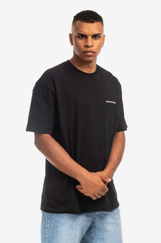 negru thisisneverthat tricou din bumbac Small T-Logo Tee De bărbați