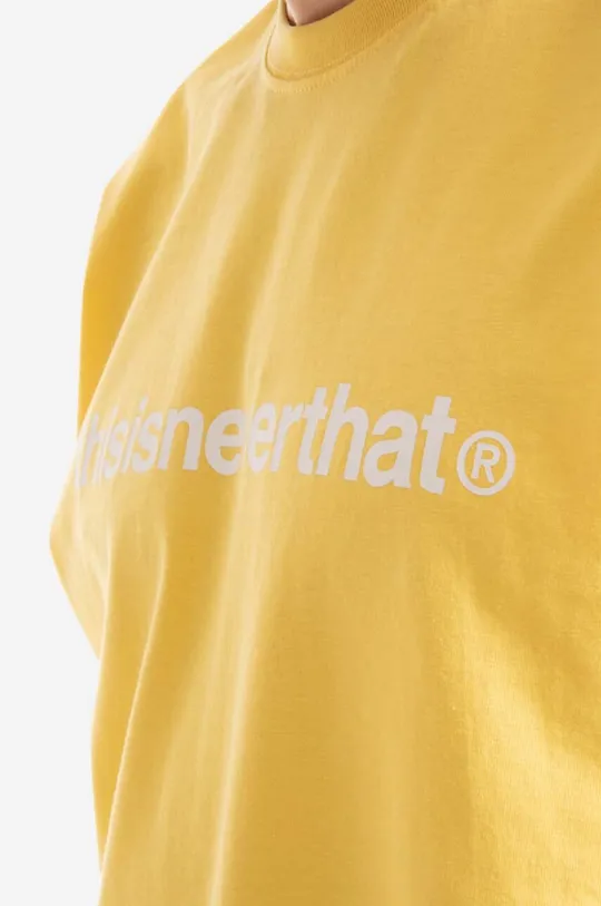 жовтий Бавовняна футболка thisisneverthat T-Logo Tee