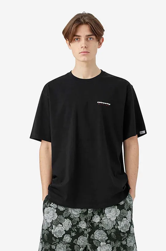 μαύρο Βαμβακερό μπλουζάκι thisisneverthat DSN-Logo Tee Ανδρικά
