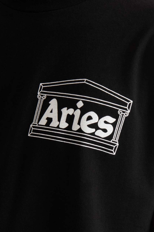 černá Bavlněné tričko Aries Doodle SS Tee