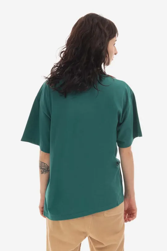 green Aries cotton T-shirt Gong Temple SS Tee