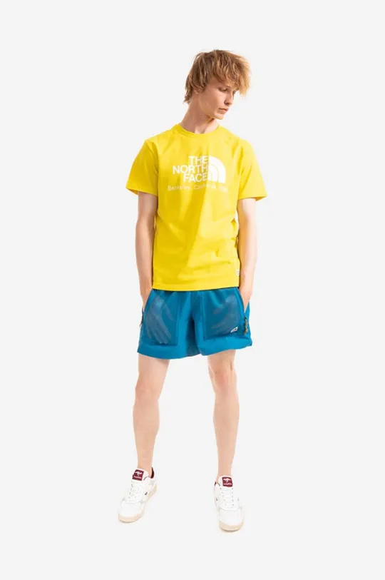 The North Face t-shirt bawełniany Scrap Berkeley żółty