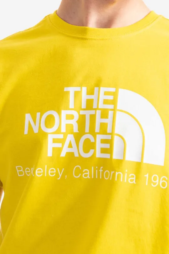 galben The North Face tricou din bumbac Scrap Berkeley