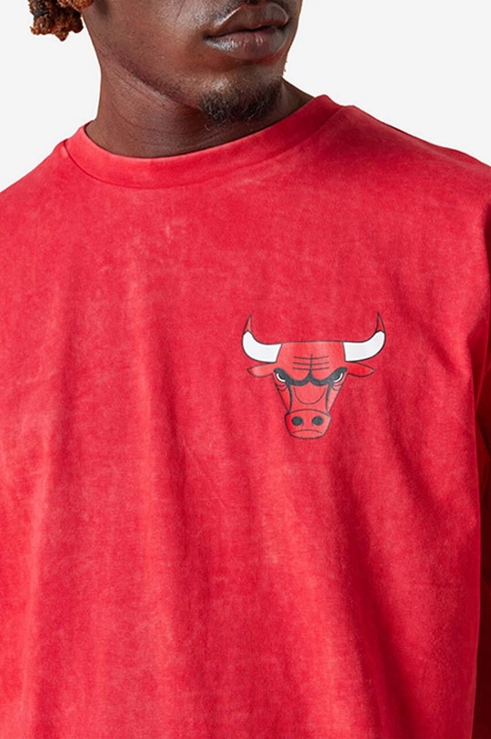 New Era tricou din bumbac Washed Pack Graphic Bulls  100% Bumbac