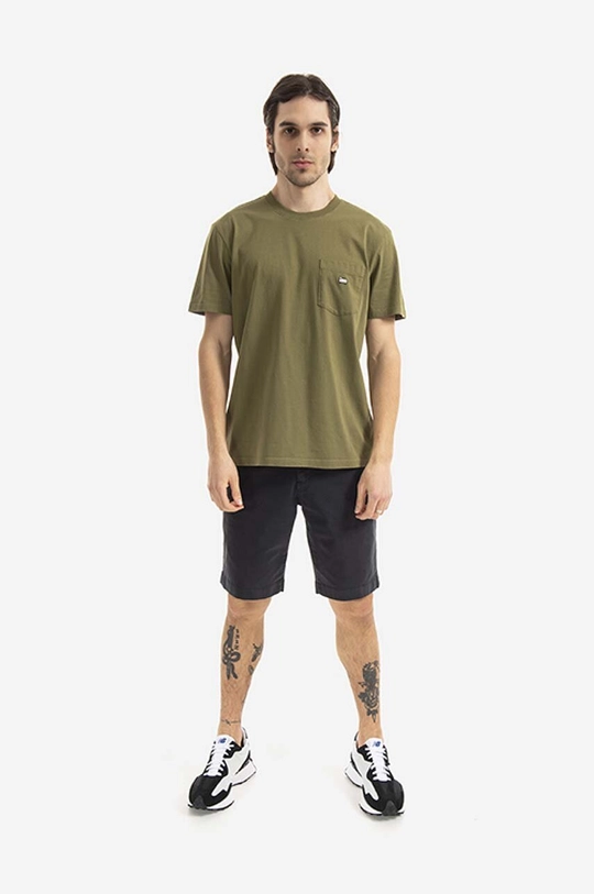 Woolrich t-shirt in cotone Pocket Tee CFWOTE0060MRUT2926 verde