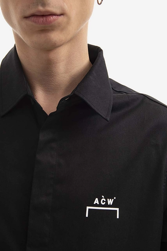 negru A-COLD-WALL* cămașă din bumbac Shirt Cotton Twill