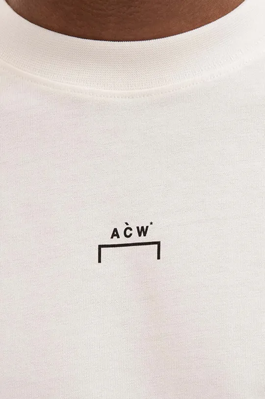 biały A-COLD-WALL* t-shirt bawełniany Brutalist Graphic T-Shirt
