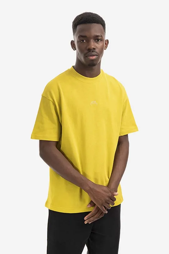 зелёный Хлопковая футболка A-COLD-WALL* Essential T-Shirt Мужской
