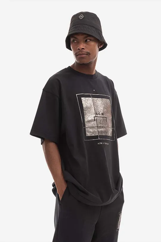 Βαμβακερό μπλουζάκι A-COLD-WALL* Foil Grid T-shirt