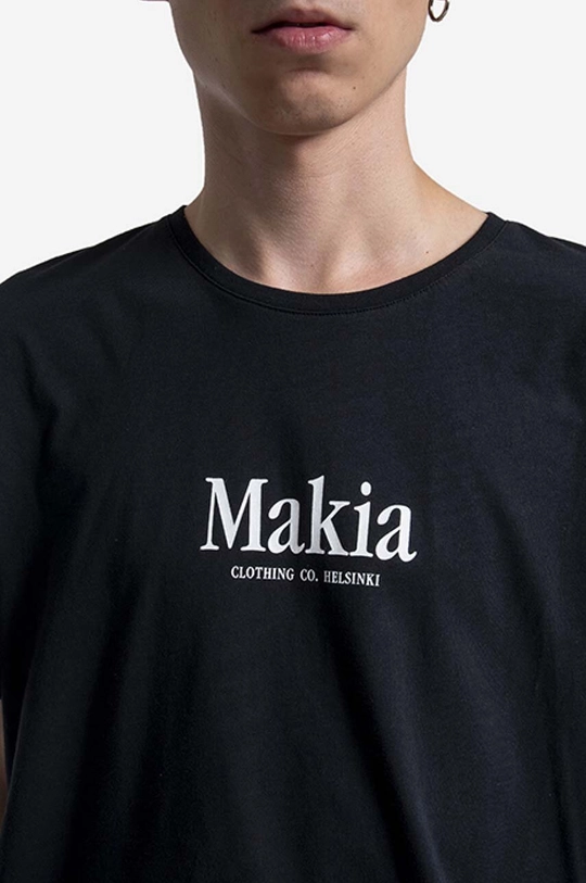 Makia t-shirt bawełniany Strait 100 % Bawełna organiczna