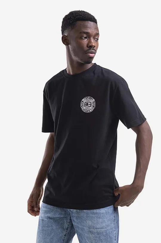 black Makia cotton T-shirt Hold Fast Men’s