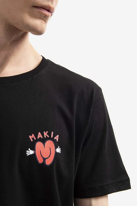 black Makia cotton T-shirt Hug