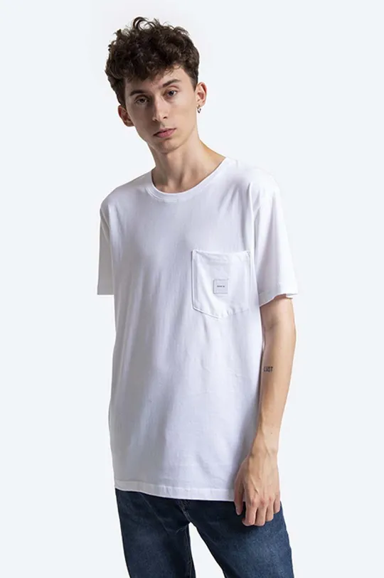λευκό Βαμβακερό μπλουζάκι Makia