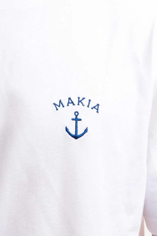 biały Makia t-shirt bawełniany