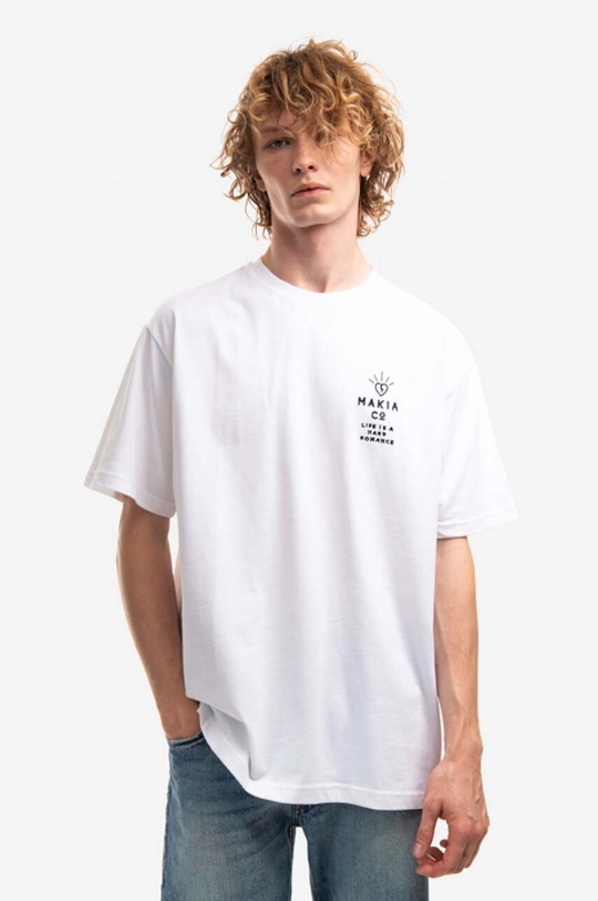 white Makia cotton T-shirt Men’s