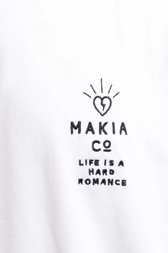 white Makia cotton T-shirt