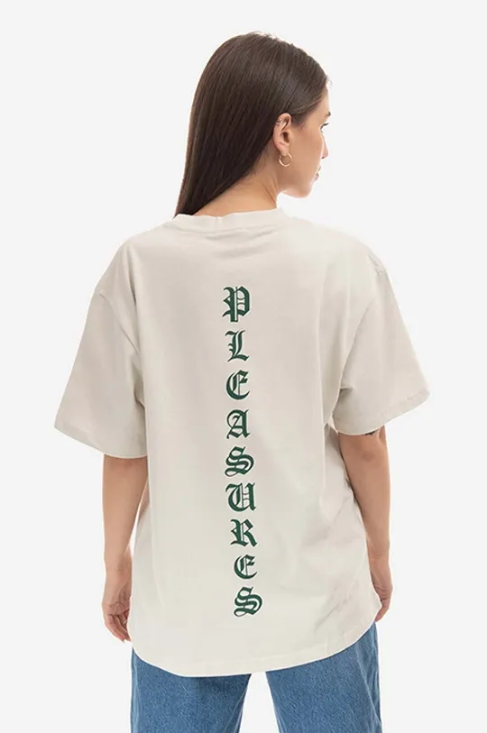 PLEASURES cotton T-shirt