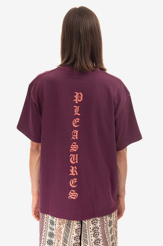 PLEASURES cotton T-shirt  100% Cotton