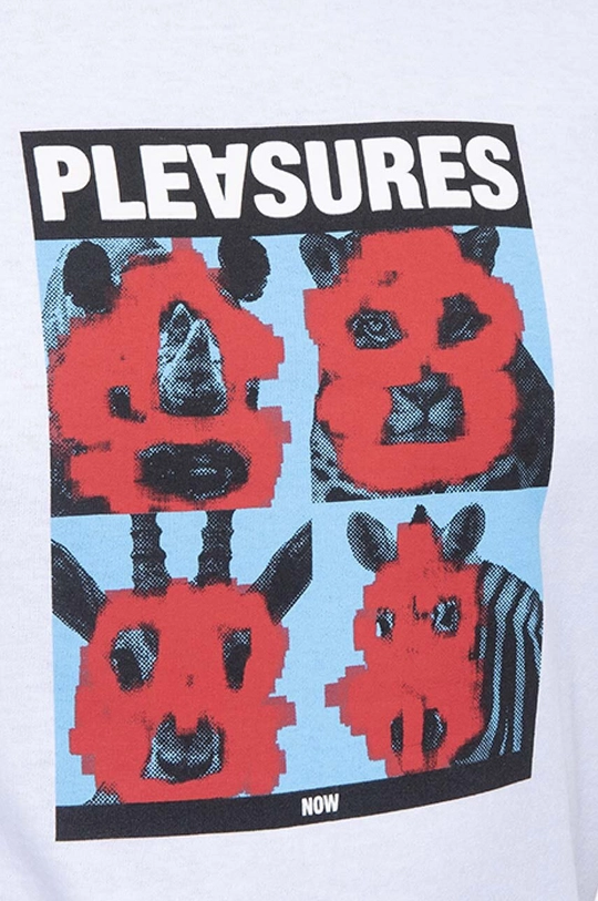 alb PLEASURES tricou din bumbac Lost