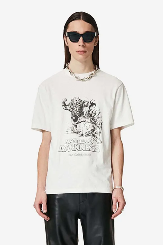 white Han Kjøbenhavn cotton T-shirt Artwork Tee Short Sleeve Men’s