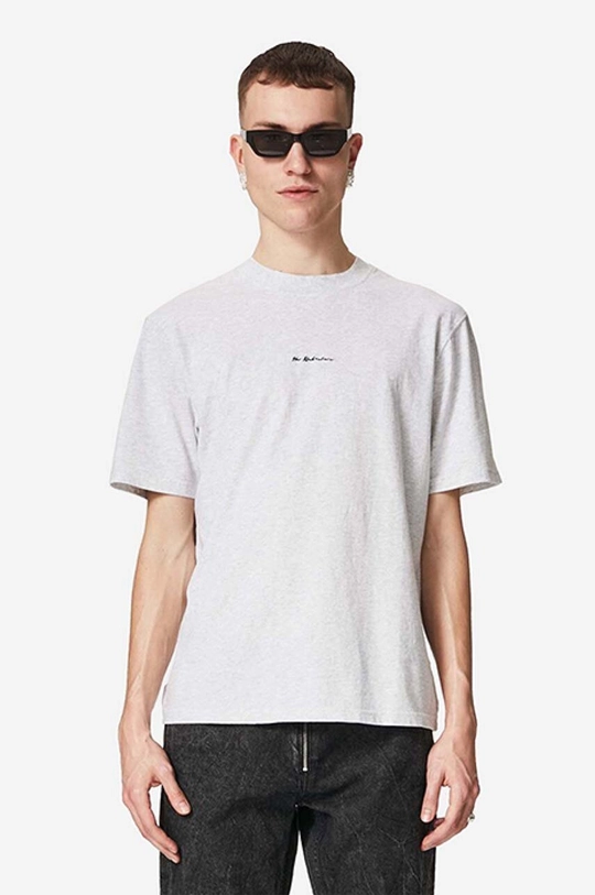 šedá Bavlněné tričko Han Kjøbenhavn Casual Tee Short Sleeve Pánský