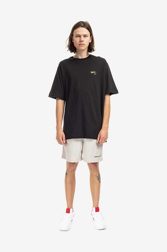 Bavlněné tričko Reebok Classic Smiley SS Tee černá