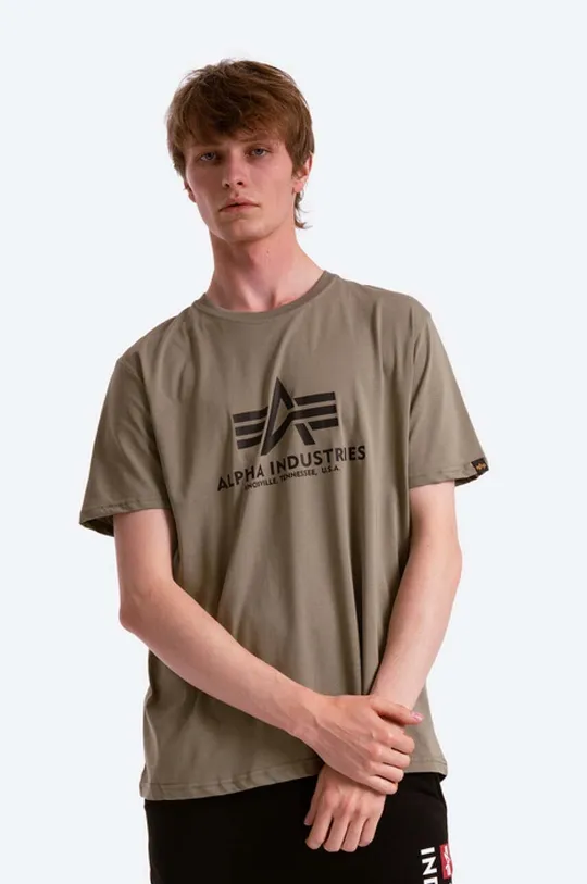 Памучна тениска Alpha Industries Basic T-Shirt Чоловічий