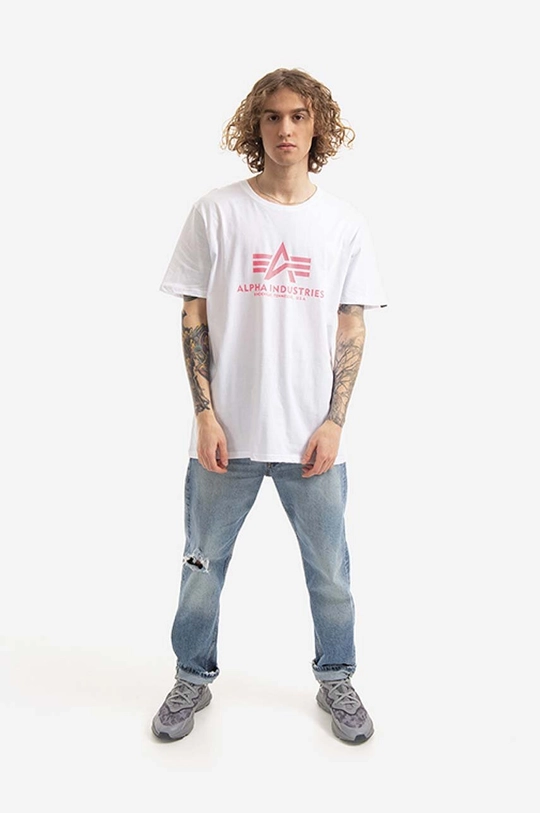 Alpha Industries cotton T-shirt Basic white