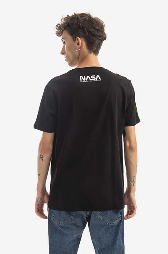 Βαμβακερό μπλουζάκι Alpha Industries x NASA 100% Βαμβάκι