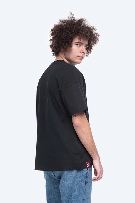 Alpha Industries t-shirt bawełniany Basic 100 % Bawełna