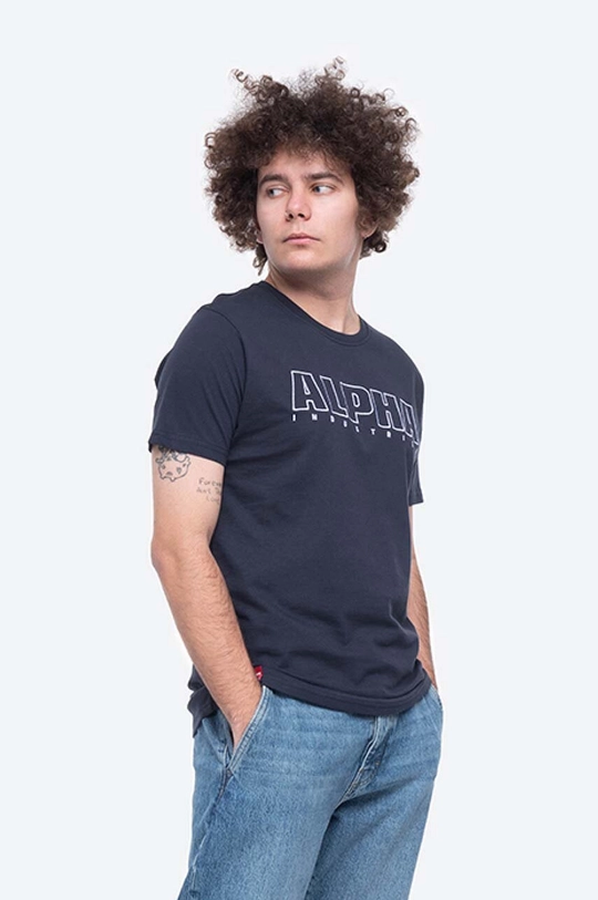 Alpha Industries t-shirt bawełniany Embroidery Heavy Tee