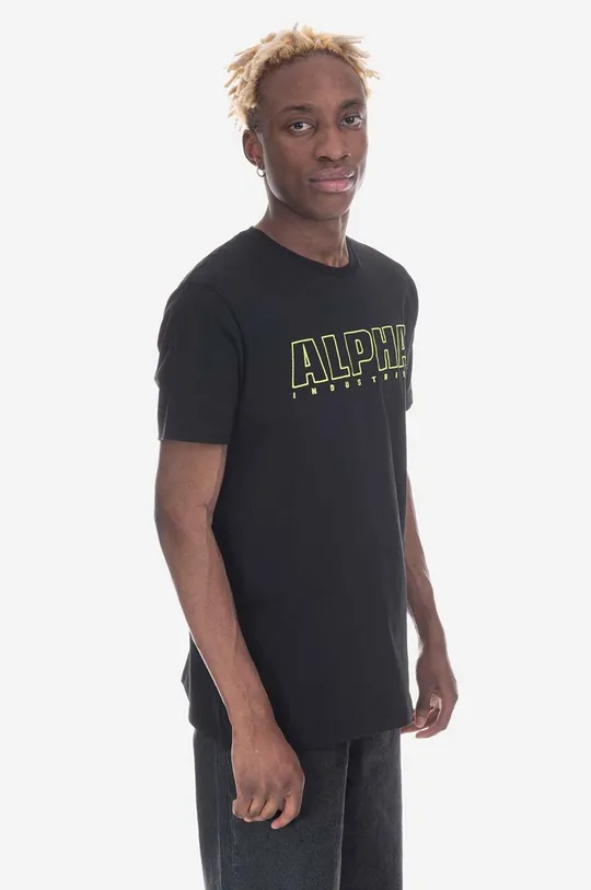 Bavlněné tričko Alpha Industries Embroidery Heavy Tee Pánský