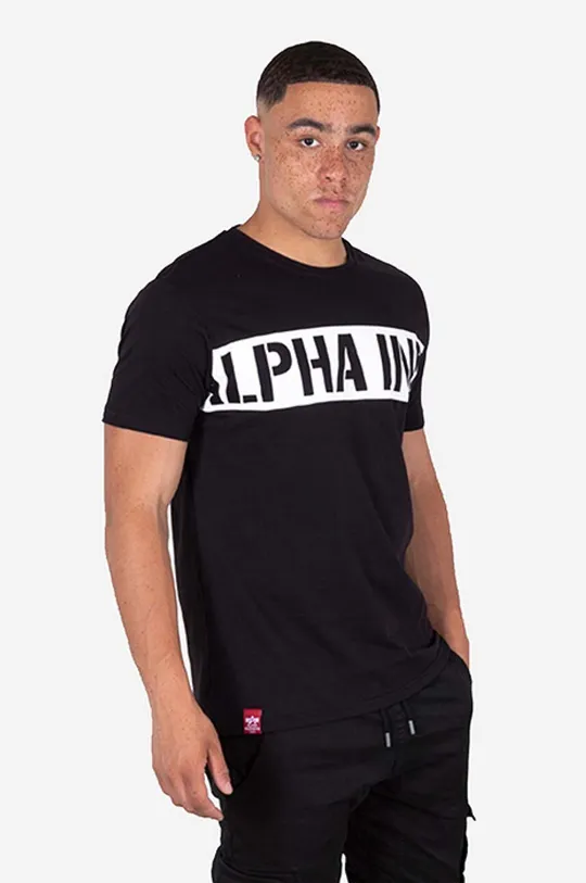 black Alpha Industries cotton t-shirt Men’s