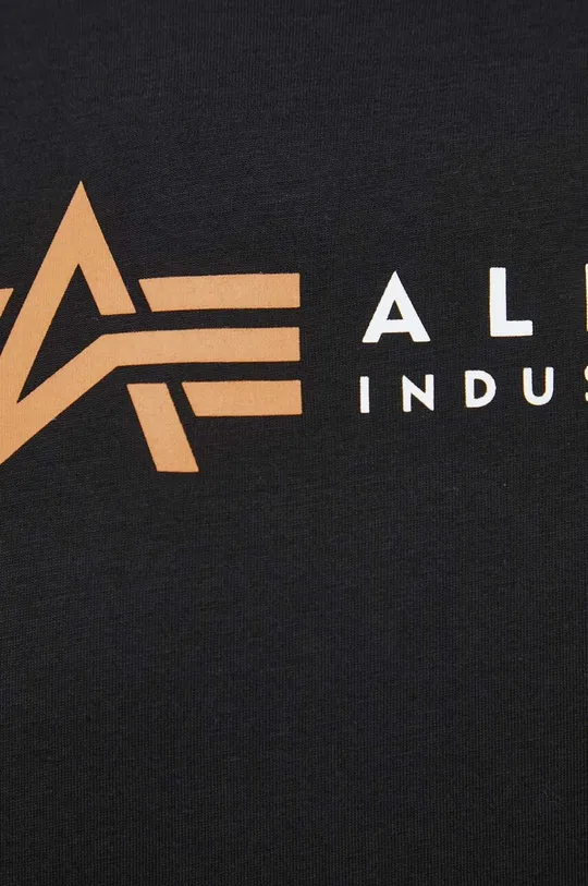 Bombažna kratka majica Alpha Industries Koszulka Alpha Industries Alpha Label T 118502 03 Moški
