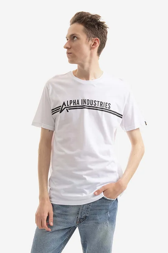 Хлопковая футболка Alpha Industries Koszulka Alpha Industries T 126505 92 Мужской