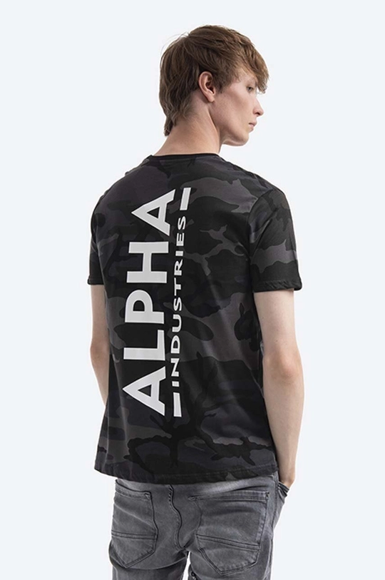 Хлопковая футболка Alpha Industries  100% Хлопок