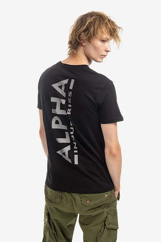 Alpha Industries t-shirt bawełniany 100 % Bawełna