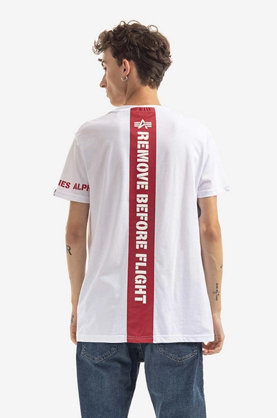 Alpha Industries t-shirt bawełniany 100 % Bawełna