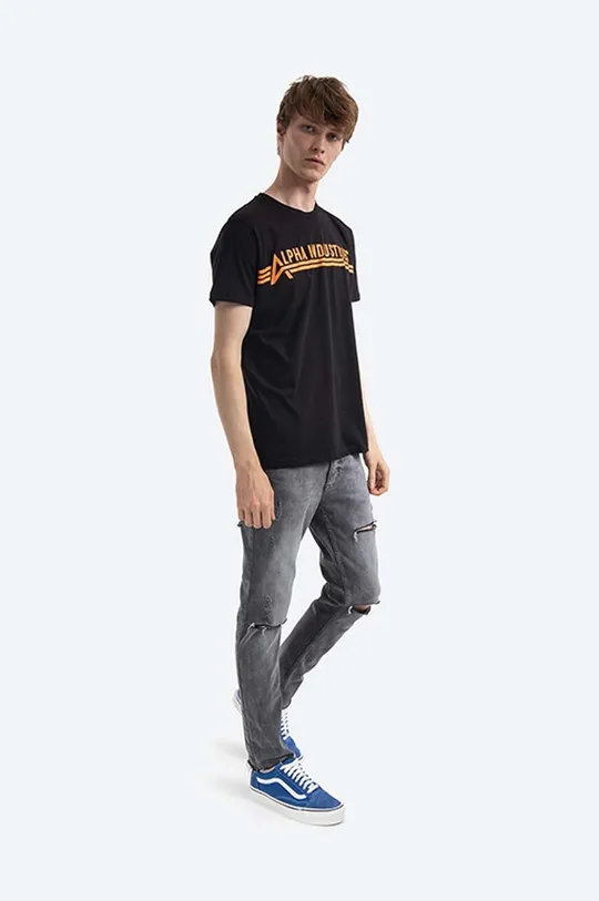 Бавовняна футболка Alpha Industries Koszulka Alpha Industries T 126505 03  100% Бавовна