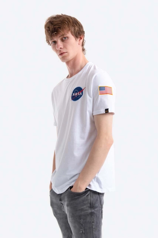 Alpha Industries t-shirt bawełniany Space Shuttle T