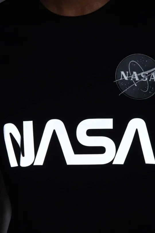 Хлопковая футболка Alpha Industries x NASA