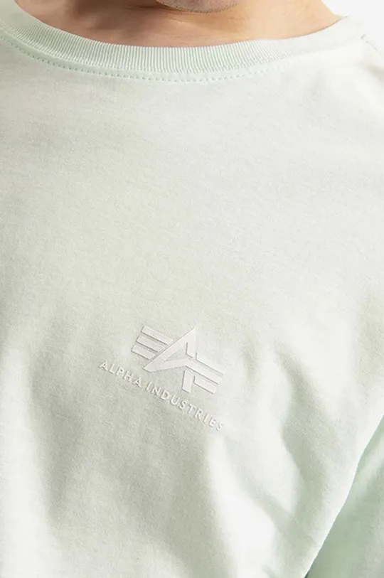 zielony Alpha Industries t-shirt bawełniany Basic