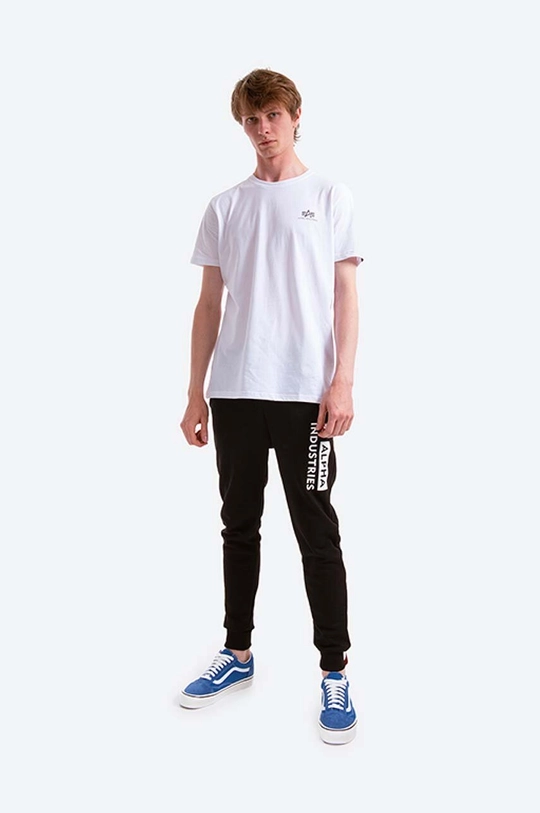 Alpha Industries t-shirt bawełniany Basic biały