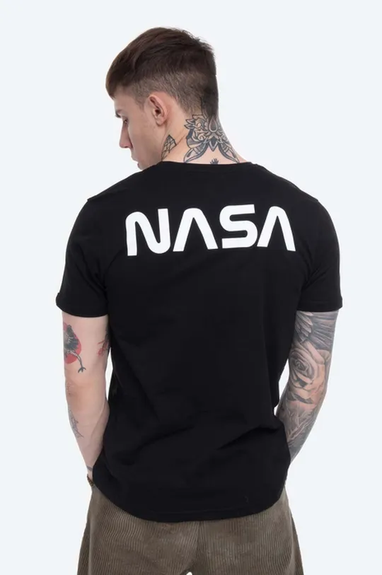 Alpha Industries t-shirt bawełniany Apollo 15 100 % Bawełna