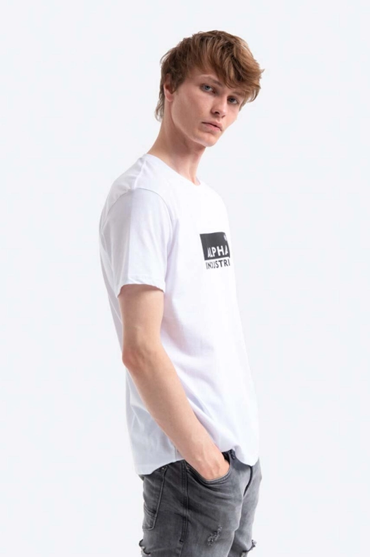 Bavlněné tričko Alpha Industries Box Logo